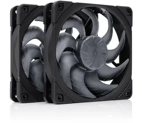Noctua NF-A12x25 G2 Sx2-PP PWM chromax.black (2 Stück) / Lüfter 120 x 25 mm / SSO2-Lager / 22,5 dB / 1800 U/min