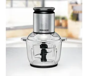 Rommelsbacher MZ 600 silber/schwarz / Multifunktions-Zerkleinerer / 600 W / 2 l / 22 Geschwindigkeiten
