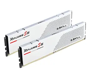 G.Skill Ripjaws S5 Weiß 32 GB (2x 16 GB) 6000 MHz / DDR5 / CL28 / 1,4 V / DIMM / Non-ECC / Unbuffered / XMP 3.0