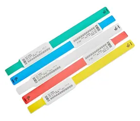 ZEBRA Armband 1 x 6 Zoll (25,4 x 152,4 mm) / Synthetik / DT / Z-Band Ultra Soft / P. Klebstoff / HC100 / 300 Stück/Rolle / 6 Stück/Box