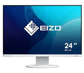 24,1" Eizo FlexScan EV2410R weiß / Monitor / IPS / 1920 × 1200 / 16:10 / 350 cd/m / HDMI + DP + DVI-D + VGA / USB-Hub