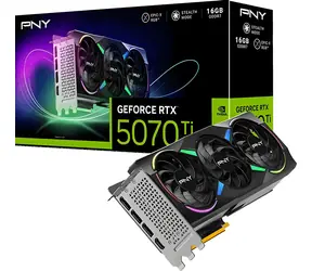 PNY GeForce RTX 5070 Ti ARGB OC 16GB / Grafikkarte / 16GB GDDR7 / 256-Bit / 1x HDMI + 3x DP / 750W (16)