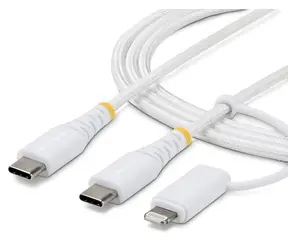 StarTech weißes USB-C-auf-Lightning-Kabel (1 m) mit Schnellladefunktion