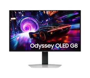 27" Samsung Odyssey S27FG814SU silber / Monitor / QD-OLED / 3840 x 2160 / 240 Hz / 0,03 ms / HDMI + DP / VESA