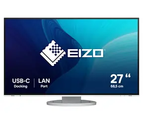 27" Eizo EV2795-WT weiß / Monitor / IPS / QHD 2560×1440 / USB-C / KVM-Switch / HDMI / DP