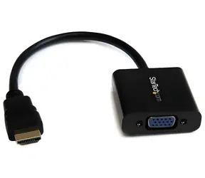 StarTech HDMI-zu-VGA-Adapter, schwarz / Reduzierung / 1080p / 60 Hz