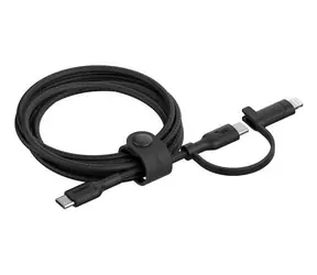 Belkin BOOST CHARGE Kabel 2-in-1 USB-C + Lightning schwarz / 1,5 m