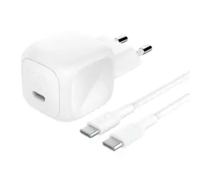 Belkin BOOST CHARGE Ladegerät weiß / Ladegerät / USB-C / 45W / PD / PPS / mit USB-C-Kabel