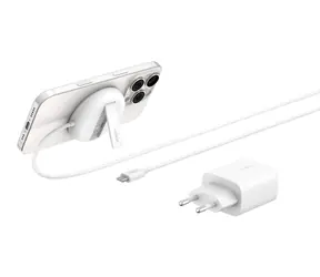 Belkin BOOST CHARGE PRO Qi2 WIA011kqWH weiß / Kabelloses magnetisches Ladegerät / 15 W
