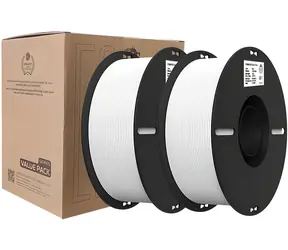Creality Filament Ender PLA weiß / Filament für 3D-Drucker / PLA / 1,75 mm / 2 × 1 kg