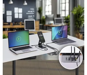 StarTech 4- Port USB-C Ladegerät 240W grau / Ladegerät / 4X USB-C / 240 W / Schnellladung