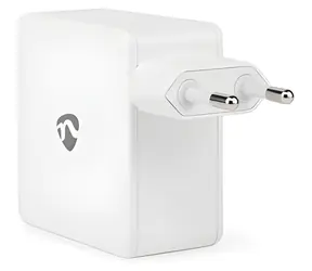 Nedis GaN 100W weiß / Netzladegerät / 1x USB-C / USB Power Delivery