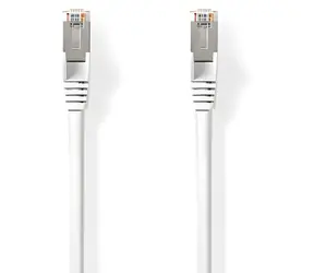 Nedis Cat 8.1 weiß / RJ45 Netzwerkkabel / S/FTP / 20 m / 2000 MHz / LSZH