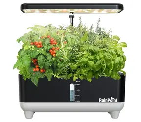 RainPoint Z238 / Hydroponisches Anbauset / 13 Körbe / 5-Liter-Tank / LED-Beleuchtung