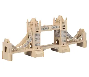 Woodcraft „Tower Bridge“ (3D) / 104 Teile / ab 8 Jahren / Schwierigkeitsgrad: mittel