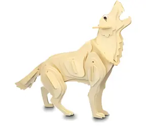Woodcraft „Wolf“ (3D) / ab 6 Jahren / Schwierigkeitsgrad: leicht