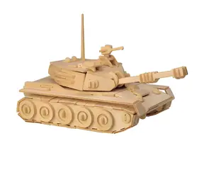 Woodcraft: 3D-Puzzle Panzer aus Holz / ab 6 Jahren / Schwierigkeitsgrad: leicht