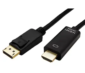 Roline DisplayPort - HDMI 3M Kabel / DP(M) - HDMI(M) / 4K 60Hz / dünn