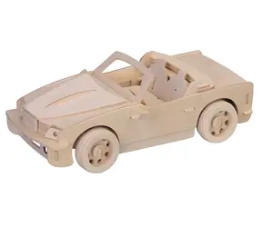 Woodcraft BMW, groß, 3D, aus Holz / ab 6 Jahren / Schwierigkeitsgrad: niedrig