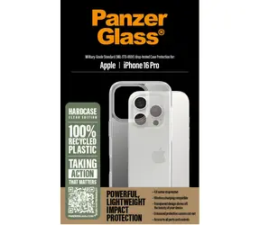 PanzerGlass HardCase iPhone 16 Pro transparent / Hülle / TPU