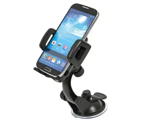 Omega Autohalterung / Smartphone-Halterung fürs Auto / Universell / Saugnapf und gummierte Backen
