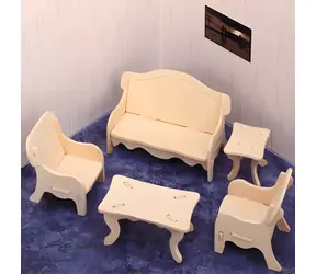 Woodcraft , 3D, fürs Wohnzimmer / ab 5 Jahren / Schwierigkeitsgrad: leicht