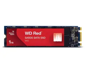 WD Red SA500 NAS 1 TB / M.2 SSD 2280 / SATA 6 Gbit/s / R: 560 MB/s / W: 530 MB/s / 3D NAND / 5 Jahre