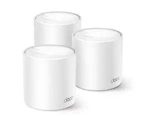TP-LINK Deco X1500 (3er-Pack) weiß / Wi-Fi 6 System MESH AX1500 / Dualband / 2x GLAN
