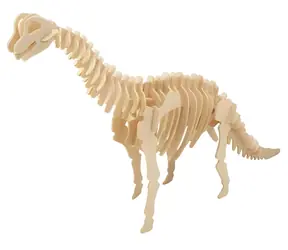 Woodcraft 3D- Kit Brachiosaurus / 52 Teile / ab 6 Jahren / Schwierigkeitsgrad: leicht
