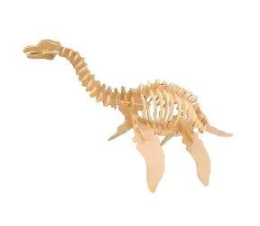 Woodcraft 3D-Puzzle Plesiosaurus aus Holz / ab 6 Jahren / Schwierigkeitsgrad: leicht