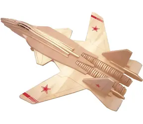 Woodcraft 3D-Puzzle aus Holz „Fighter“ / ab 6 Jahren