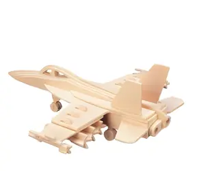 Woodcraft 3D-Puzzle aus Holz, Kämpfer, natürlich / Schwierigkeitsgrad: niedrig