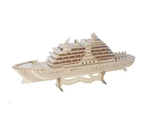 Woodcraft „Luxusyacht“ (3D) / ab 8 Jahren / Schwierigkeitsgrad: mittel