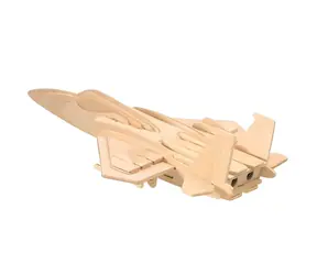 Woodcraft Holzpuzzle 3D Fighter / ab 6 Jahren / Schwierigkeitsgrad: leicht