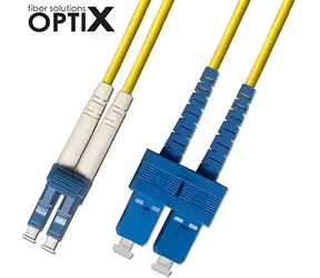 OPTIX LC/UPC-SC/UPC G657A 50 m / Optisches Patchkabel / Singlemode / 09/125 / Simplex
