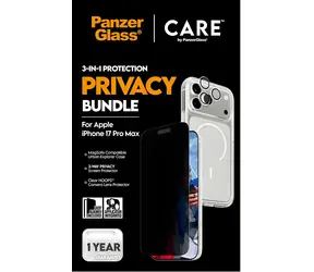 PanzerGlass 3-in-1-Bundle mit Sichtschutz für iPhone 17 Pro Max