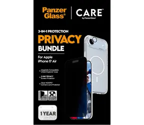 PanzerGlass 3-in-1-Bundle mit Sichtschutz für iPhone 17 Air