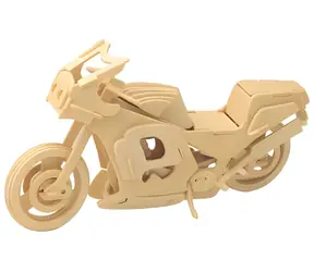 Woodcraft -3D-Puzzle Rennmotorrad / ab 6 Jahren / Schwierigkeitsgrad: niedrig
