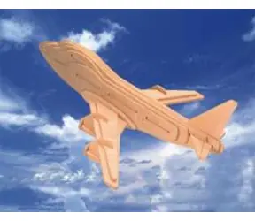 Woodcraft 3D-Holzpuzzle von Boeing / ab 6 Jahren / Schwierigkeitsgrad: leicht