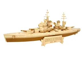 Woodcraft „ Schlachtschiff Prince of Wales“ (3D) / ab 8 Jahren / Schwierigkeitsgrad: mittel