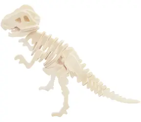 Woodcraft 3D- Kit Tyrannosaurus / ab 6 Jahren / Schwierigkeitsgrad: leicht