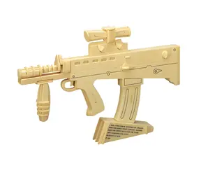 Woodcraft -3D-Puzzle mit Karabiner / ab 8 Jahren / Schwierigkeitsgrad: leicht