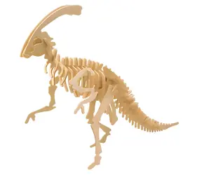 Woodcraft 3D- Kit Parasaurolophus groß / ab 6 Jahren / Schwierigkeitsgrad: leicht