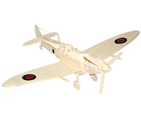 3D- Woodcraft Spitfire / ab 8 Jahren / Schwierigkeitsgrad: leicht