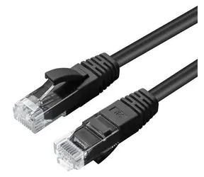 MicroConnect CAT5e U/UTP 1,5 m schwarz / Netzwerkkabel / RJ-45 / PVC-Mantel