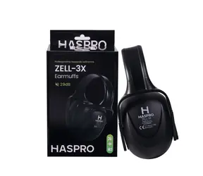 Haspro ZELL-3X schwarz / Gehörschutz / SNR 29 dB / verstellbar S/M/L / CE