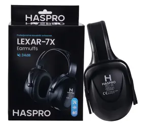 Haspro Lexar-7X schwarz / Gehörschutz / SNR 34 dB