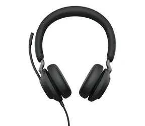 JABRA Evolve2 40 SE Stereo Schwarz / Kopfhörer / Mikrofon / USB-C + USB-A / MS Stereo