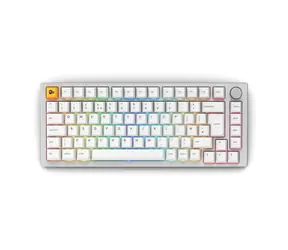 Glorious GMMK Pro weiß / Gaming-Tastatur / mechanisch / 75 % / ISO UK-Layout