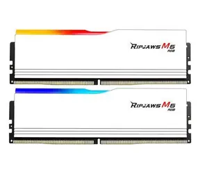 G.Skill Ripjaws M5 RGB weiß 32 GB (2x 16 GB) 6400 MHz / DDR5 / PC5-51200 / CL32 / DIMM / 1,4 V / XMP 3.0